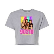 Beverly Hills 90210 - It's All About the Zip Code - Juniors Cropped Cotton Blend T-Shirt