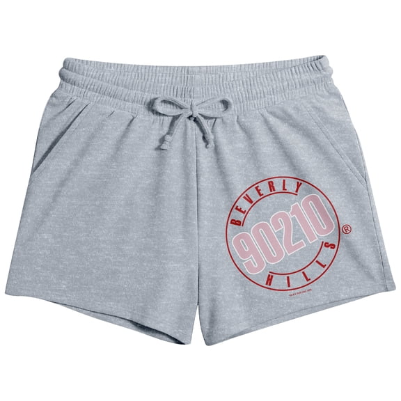 Beverly Hills 90210 Logo Women's Gray Lounge Shorts - XXL