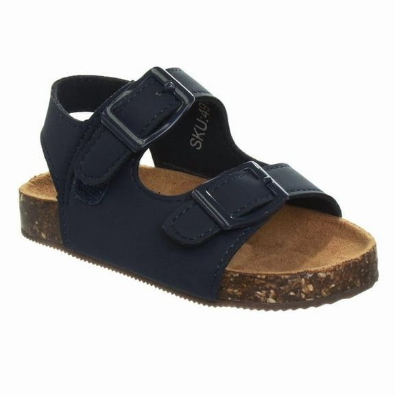 Beverly Hills Boys Open Toe Sport Sandals (Toddler Sizes), Navy, 10