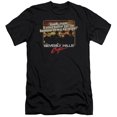 thumbnail image 1 of Beverly Hills Cop Banana In My Tailpipe Premium Adult Slim Fit 30/1 T-Shirt Black, 1 of 1