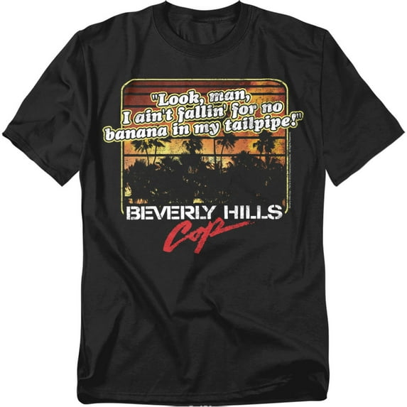 Beverly Hills Cop T-Shirt Banana In My Tailpipe Unisex Graphic Tee For Men & Women