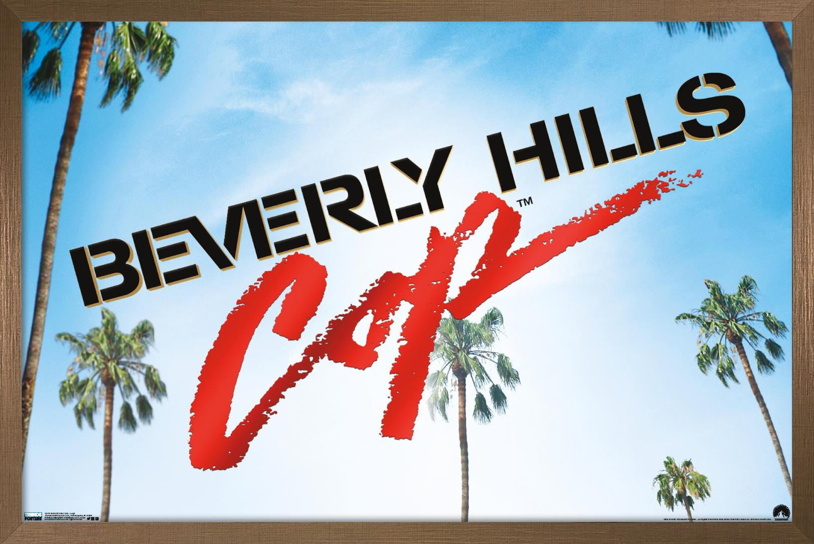 Beverly Hills Cop - Logo Wall Poster, 14.725" x 22.375", Framed