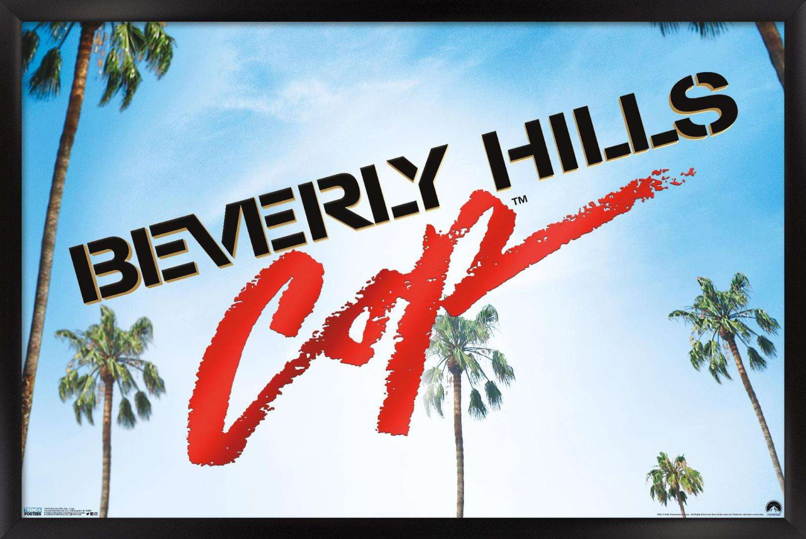 Beverly Hills Cop - Logo Wall Poster, 14.725" x 22.375", Framed