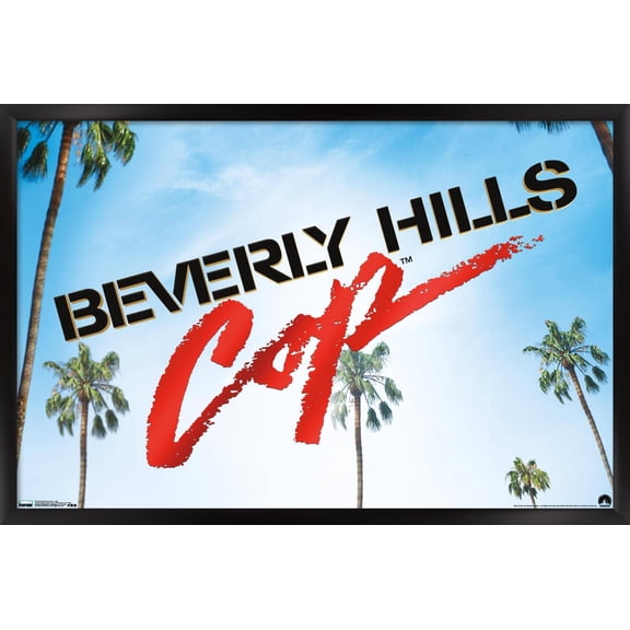 Beverly Hills Cop - Logo Wall Poster, 22.375" x 34", Framed