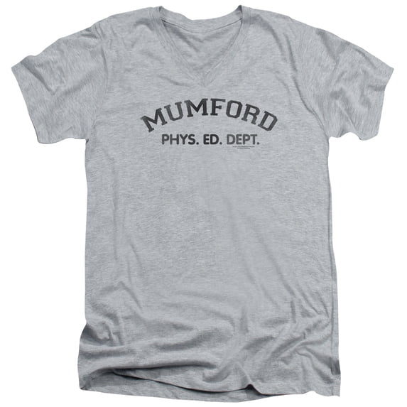 Beverly Hills Cop Mumford Adult V-Neck T-Shirt Athletic Heather