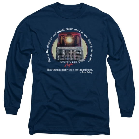 Beverly Hills Cop - Nicest Police Car - Long Sleeve Shirt - Small