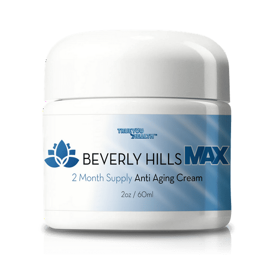 Beverly Hills Max Cream - 2 Month Supply - Anti Aging Cream with Vitamin C, E, & A - Lift & Firm with Anti Wrinkle Moisturizer Formula - Support Skin Stem Cell Longevity - Anti Aging Collagen Cream