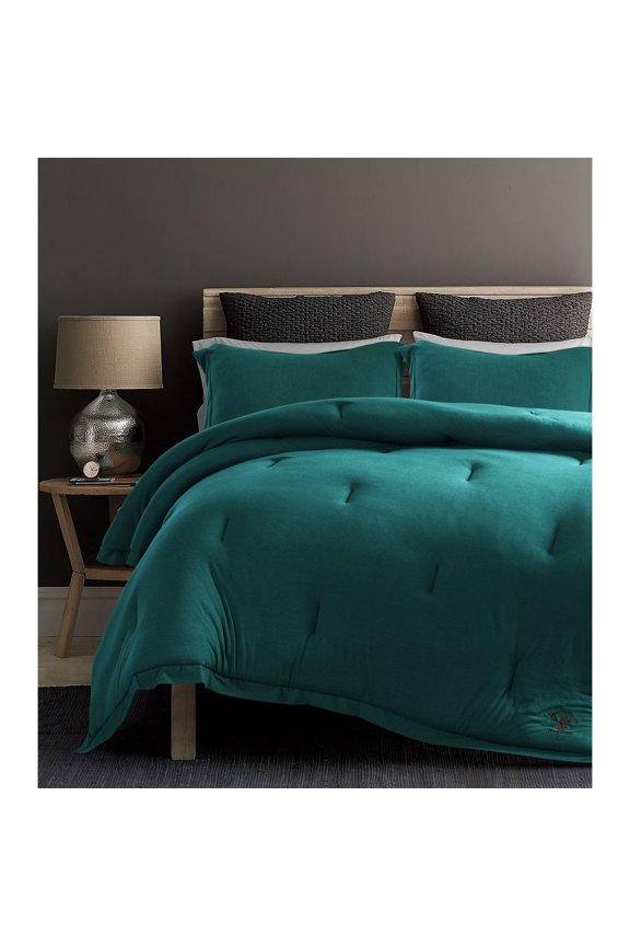 3 Pieces Jersey Knit Comforter Set