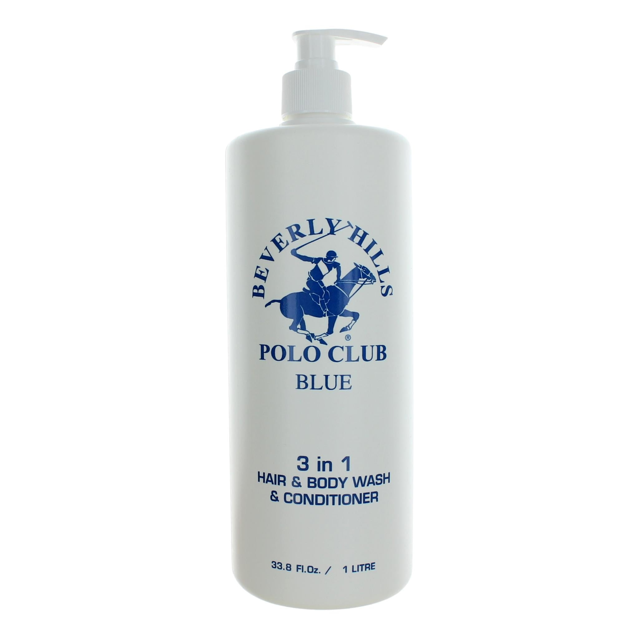 Beverly Hills Polo Club Shower Gel, Blue 3-in-1 Hair, Body Wash