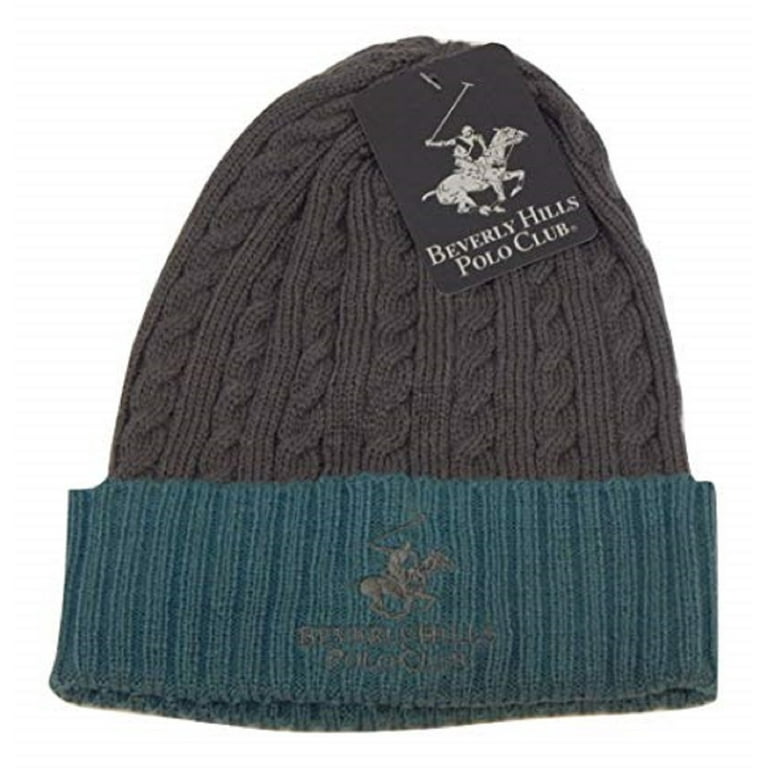 Grey polo beanie hat shop