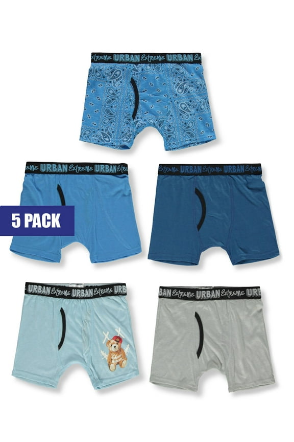 Boys' 5-Pack Boxer Briefs Color: multi Size: 12 - 14