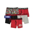 thumbnail image 1 of Beverly Hills Polo Club Boys' 5-Pack Boxer Briefs Color: red/multi Size: 8 - 10, 1 of 1