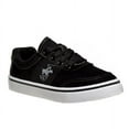 thumbnail image 1 of Beverly Hills Polo Club Boys Casual Slip-on Canvas Sneakers Shoes (Little Kids/Big Kids) - Black/ Grey, 3, 1 of 8