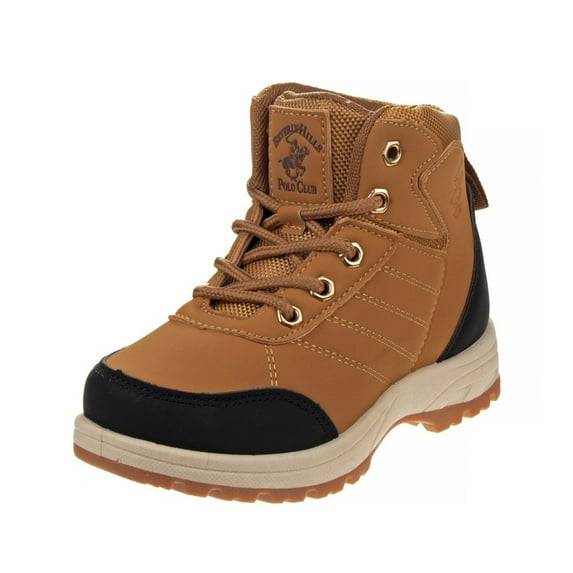 Beverly Hills Polo Club Boys Little Kids Hiker Boots - Tan, 4