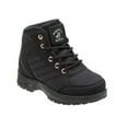 thumbnail image 1 of Beverly Hills Polo Club Boys Little Kids Lace-up Low Heel Hiking Boots - Black, 11, 1 of 7