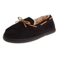 thumbnail image 1 of Beverly Hills Polo Club Boys Moccasins Slippers: Unisex Indoor Outdoor House Shoes with Anti, Slip Sole (Little Kid  Big Kid), Black, 12, 1 of 7