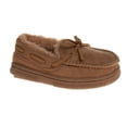 thumbnail image 1 of Beverly Hills Polo Club Boys Moccasins Slippers: Unisex Indoor Outdoor House Shoes with Anti, Slip Sole (Toddler), Tan, 8, 1 of 7