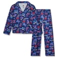 thumbnail image 1 of Beverly Hills Polo Club Boys Pajama Set Lightweight Button Down Long Sleeve Pajamas and Pajama Pants, 1 of 7