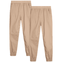 Beverly Hills Polo Club Boys’ School Uniform Pants – 2 Pack Pull On Jogger Pants (4-18)