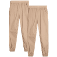 thumbnail image 1 of Beverly Hills Polo Club Boys’ School Uniform Pants – 2 Pack Pull On Jogger Pants (4-18), 1 of 7