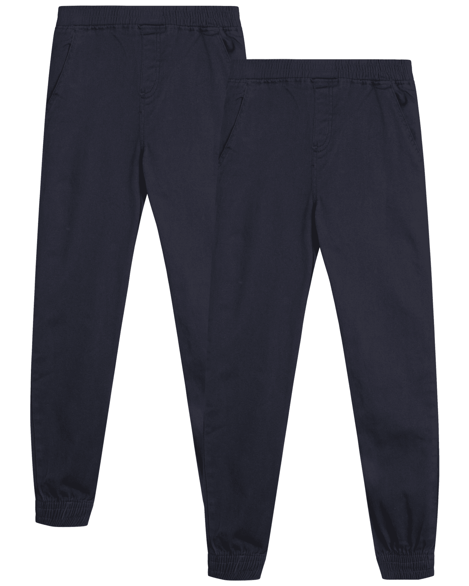 Beverly Hills Polo Club Boys School Uniform Pants 2 Pack Pull On Jogger Pants 4 18