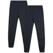BEVERLY HILLS POLO CLUB Boys’ School Uniform Pants – 2 Pack Pull On Jogger Pants (4-18)