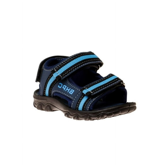 Beverly Hills Polo Club Boys Sport Sandals (Little Kids Sizes) - Navy/Blue, 11