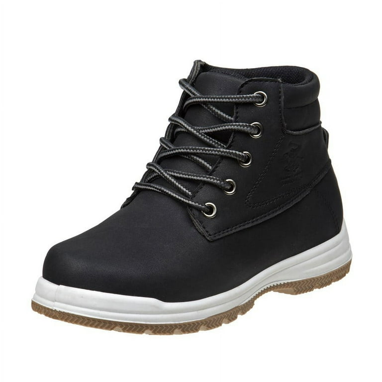 Boys black cheap polo boots