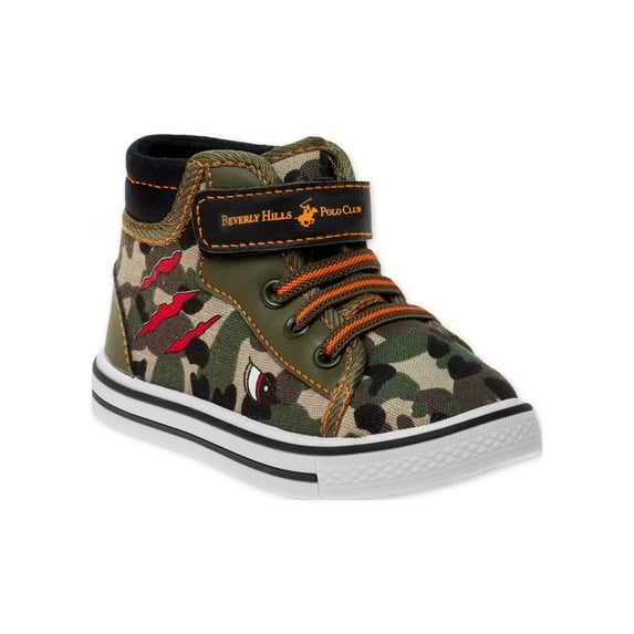 "Beverly Hills Polo Club Camo Print High Top Sneaker (Toddler Boys)"