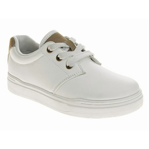 Beverly Hills Polo Club Casual Lace Up Sneakers (Little Kids Big Kids), White, 13
