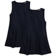 thumbnail image 1 of Beverly Hills Polo Club Girls School Uniform Jumper Dress Pleated School Uniform Dress 2 Pack, 1 of 7