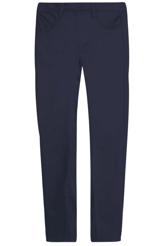 Girls' School Uniform Pants - Pull On Stretch Khaki Jegging Leggings (4-16)