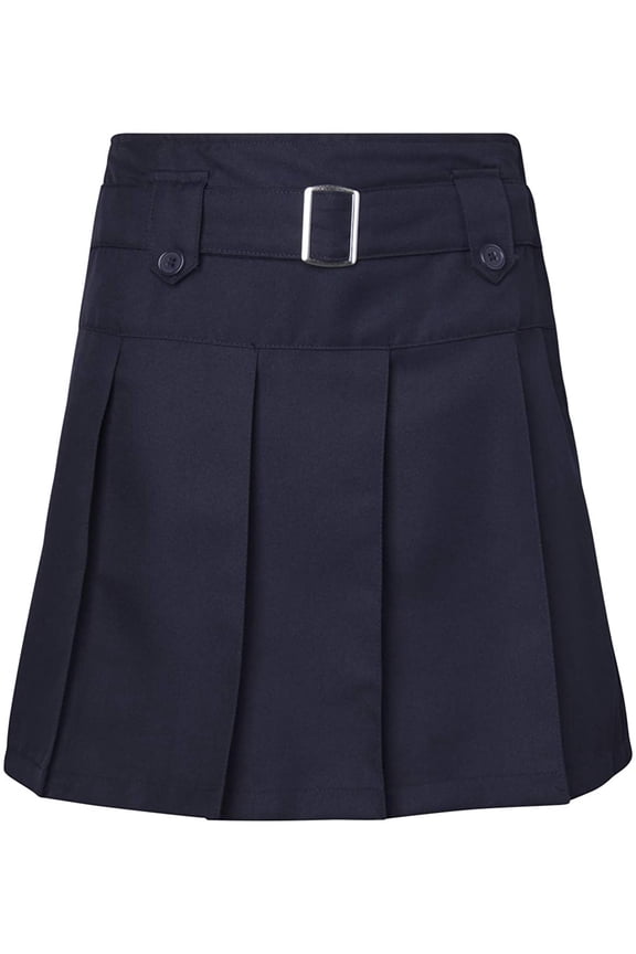Girls School Uniform Pleat Belted Scooter (Little Girls & Big Girls)