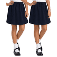 thumbnail image 1 of Beverly Hills Polo Club Girls School Uniform Skirt - 2 Pack Performance Scooter Skort for Girls, 4-16, 1 of 7