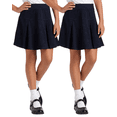 thumbnail image 1 of Beverly Hills Polo Club Girls School Uniform Skirt - 2 Pack Performance Scooter Skort for Girls, 4-16, 1 of 7