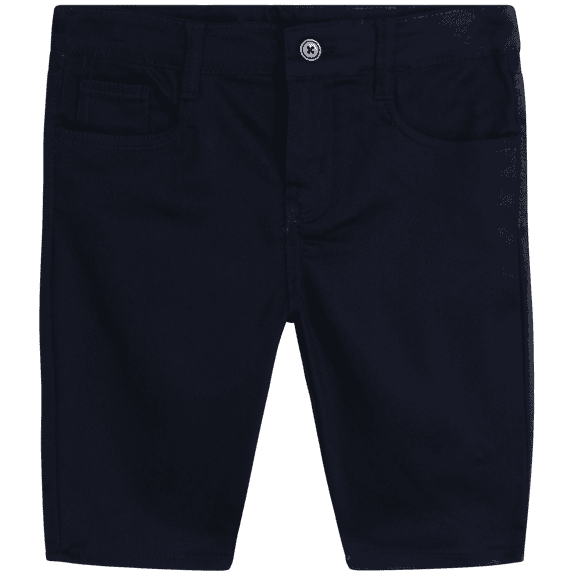 Beverly Hills Polo Club Girls Uniform Shorts - Stretchy Twill Bermuda Uniform Shorts for Girls, 4-16