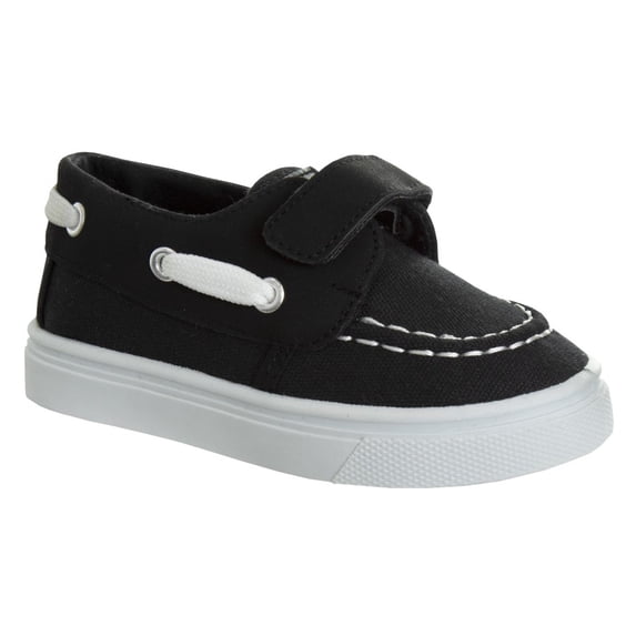 Beverly Hills Polo Club Hook And Loop Boys Fashion Sneakers (Toddler Little Kids), Black White, 5
