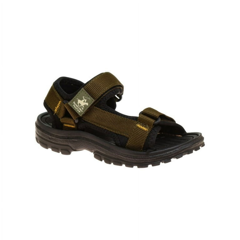 Beverly Hills Polo Club Kids Sport Sandals Polo Club for Little Boys is a perfect pick for family outings Olive 12