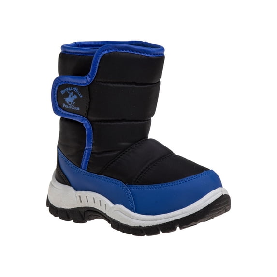 Beverly Hills Polo Club Little Kids Boys Synthetic Hook & Loop Snow Boots