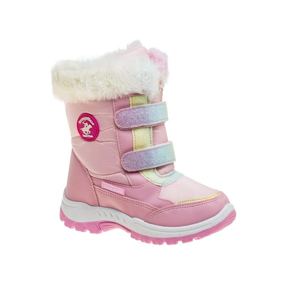 Beverly Hills Polo Club Little Kids Girls Snow Boots , Pinkmulti, 13