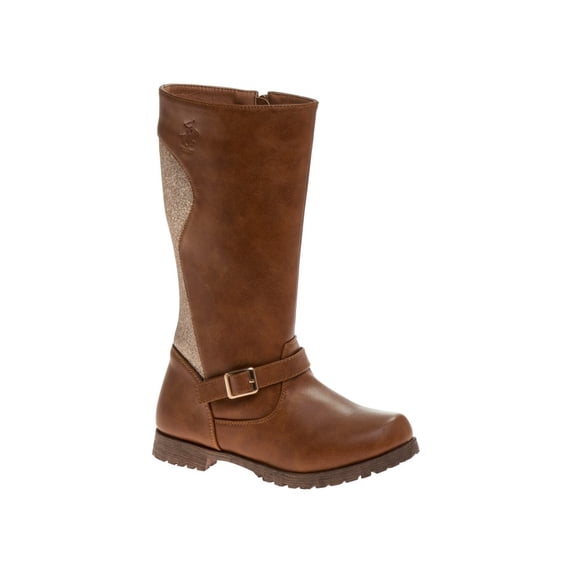 Beverly Hills Polo Club Little Kids Girls Tall Boots, Tan, 11