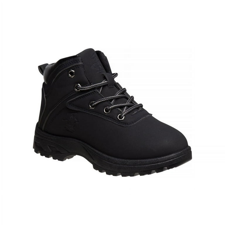 Boys black hiking best sale boots