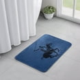 thumbnail image 1 of Beverly Hills Polo Club Logo Navy Polyester Bath Rug. 20" x 32", 1 of 5