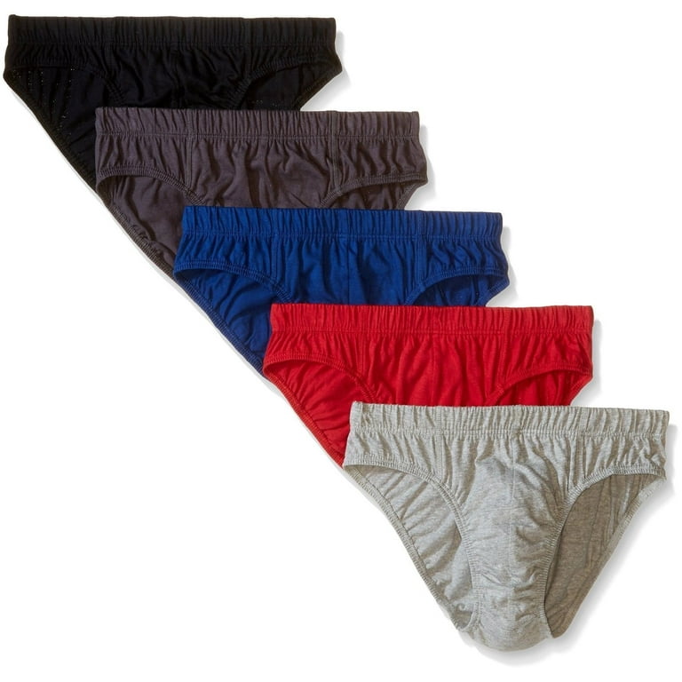 Beverly Hills Polo Club Men's Low Rise Briefs 5-Pack [Small
