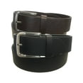 thumbnail image 1 of Beverly Hills Polo Club Men's Rounded Buckle Black & Brown Belts (2-Pack) 50" -, 1 of 2