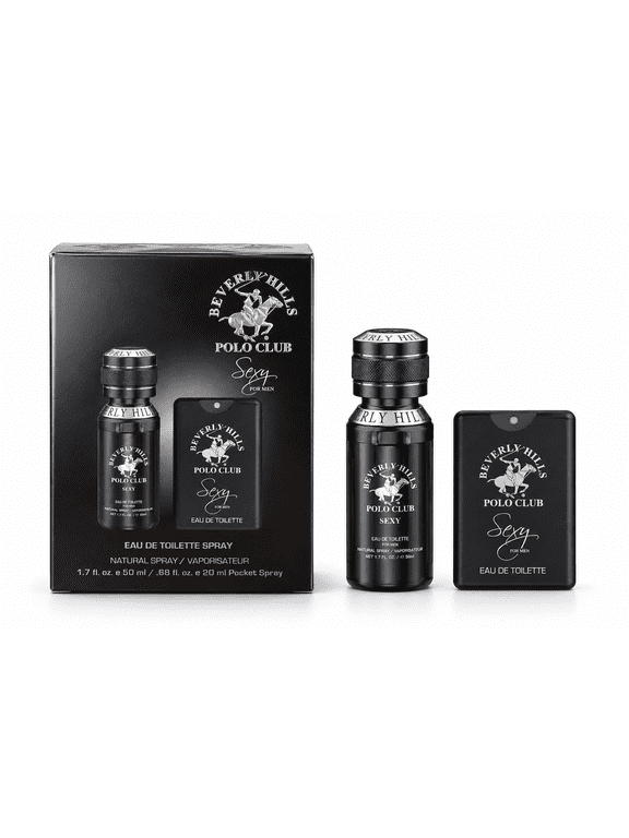 Sexy Eau de Toilette Bonus Pack for Men, 1.7 fl oz Spray + 0.68 fl oz Pocket Spray