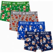 Beverly Hills Polo Club Toddler Boys Boxer Briefs Active Performance Underwear 4 Pack