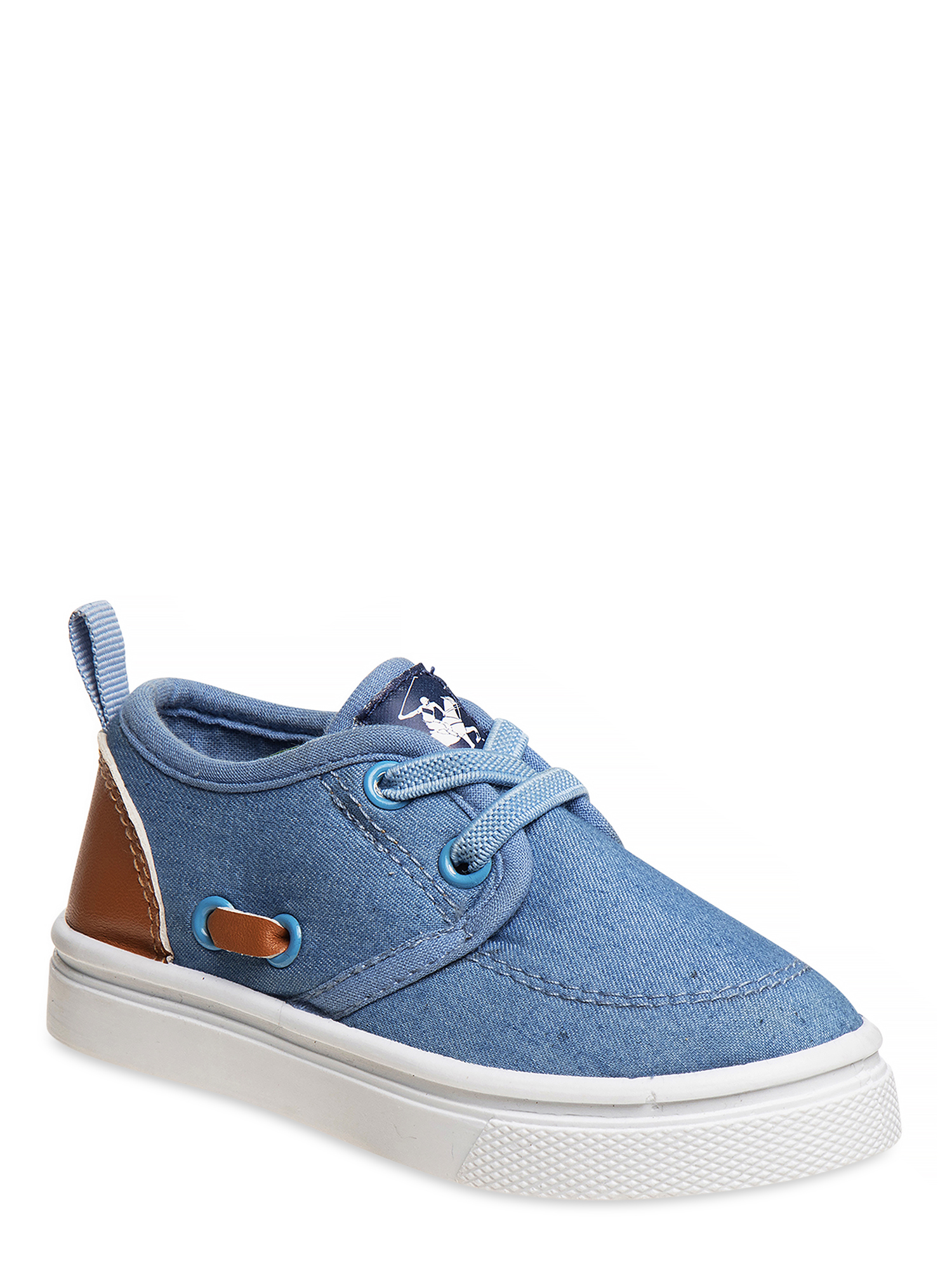 Beverly Hills Polo Club Toddler Boys Denim Colorblock Casual Sneakers - image 1 of 5