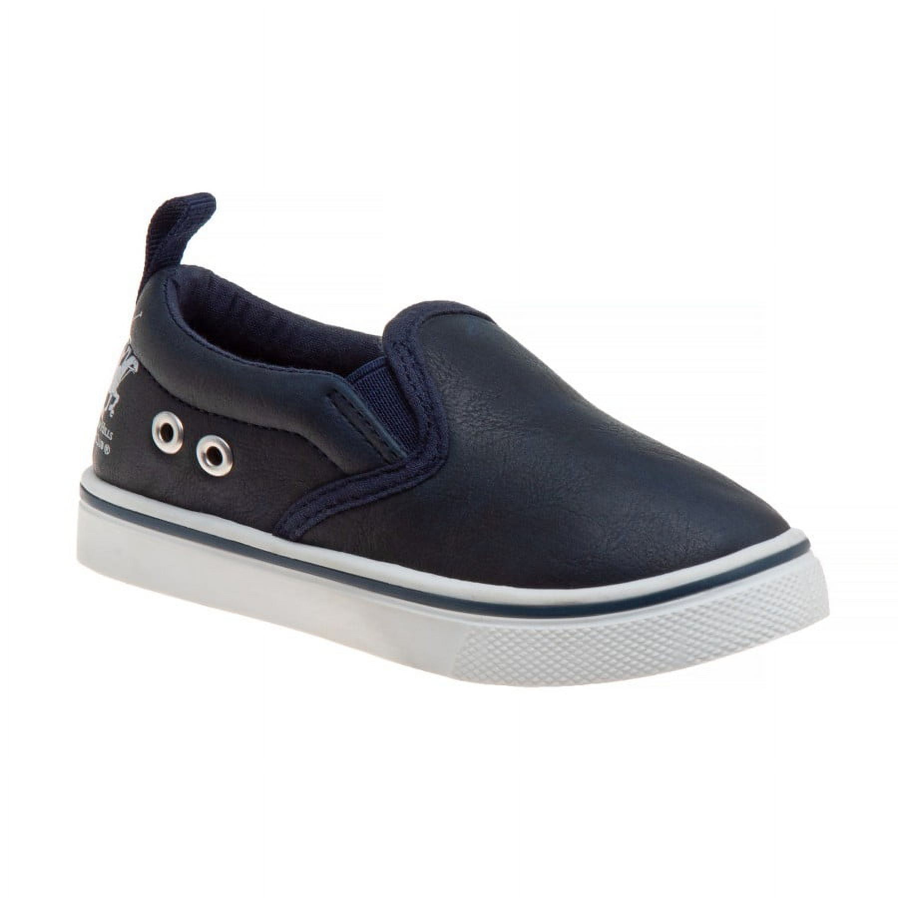 Beverly Hills Polo Club Toddler Boys Slip-On Canvas Sneakers