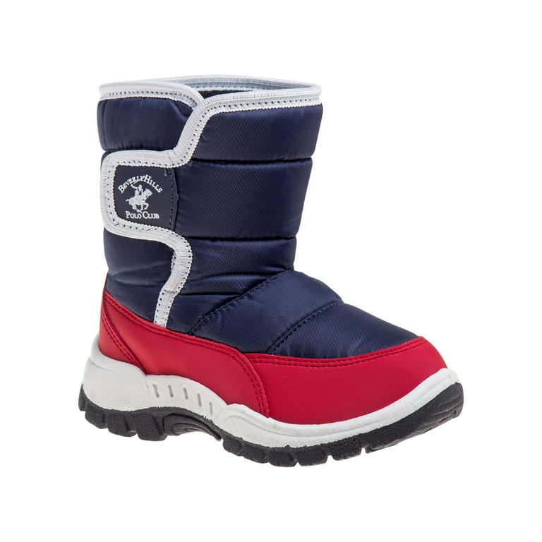 Beverly Hills Polo Club Toddler Boys Snow Boots Sizes 6 11 Walmart